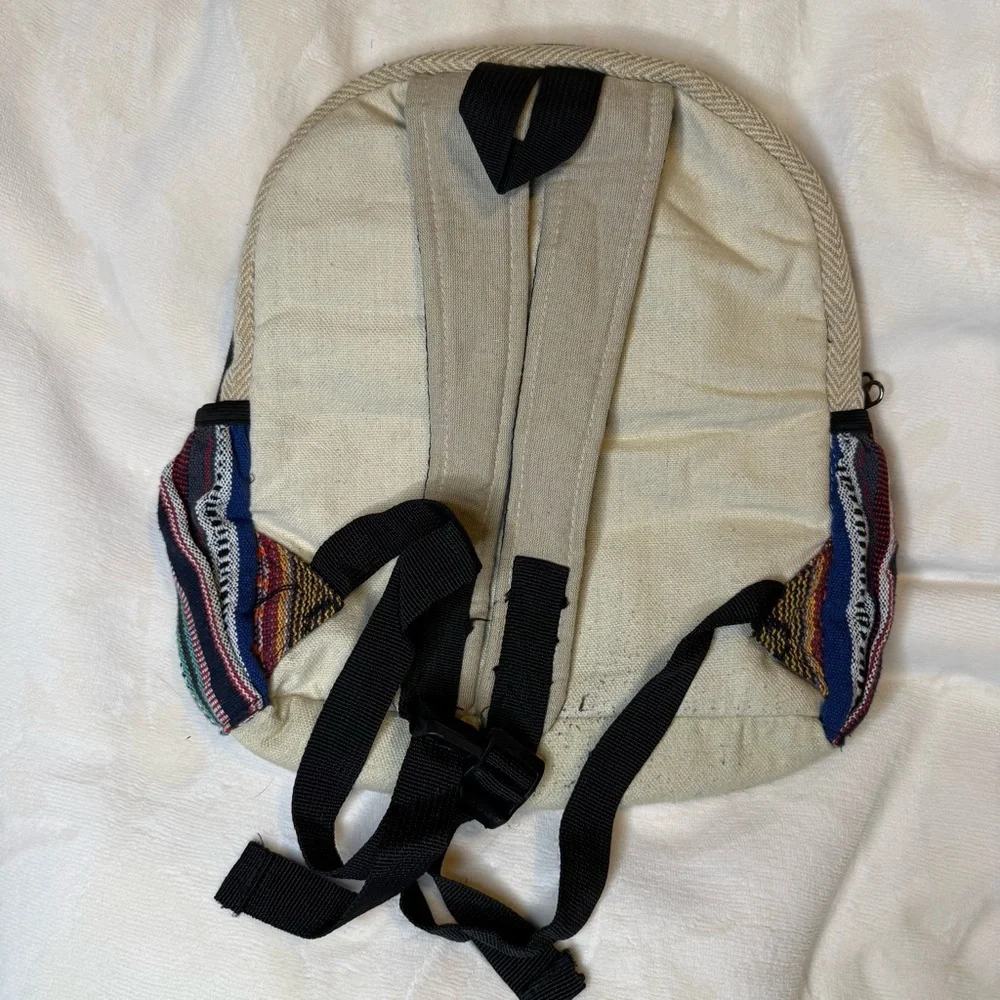 Rising International Himalayan hemp Multicolor Owl Women’s Backpack